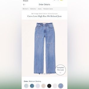 Abercrombie Curve Love - Plus size jeans